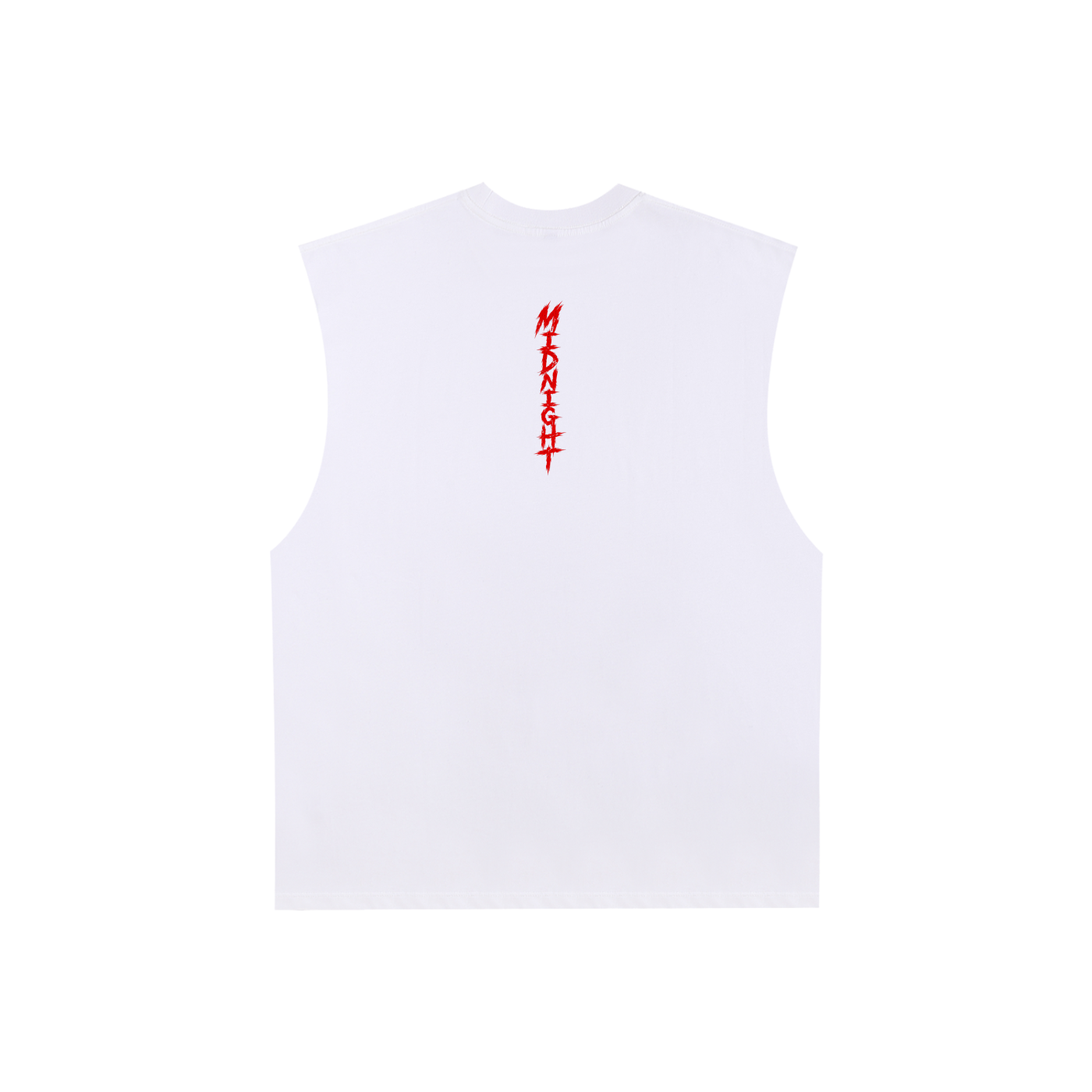 Raw Edge Cotton Tank Top
