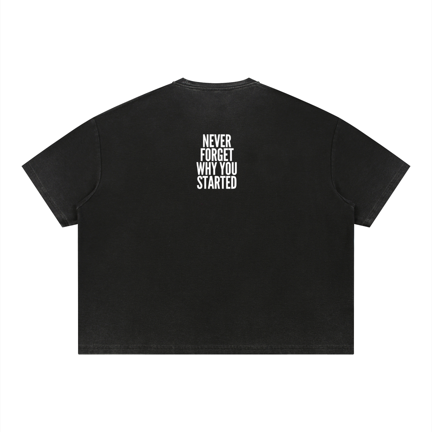 Unisex Vintage Wash Sunfade Boxy Waffle T-Shirt