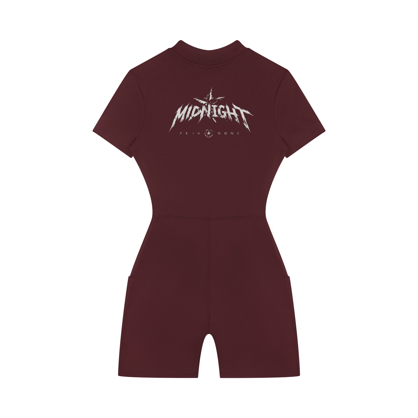 Women's Quarter-Zip Short Sleeve Romper