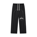 Contrast-Stitched Fleece Sweatpants