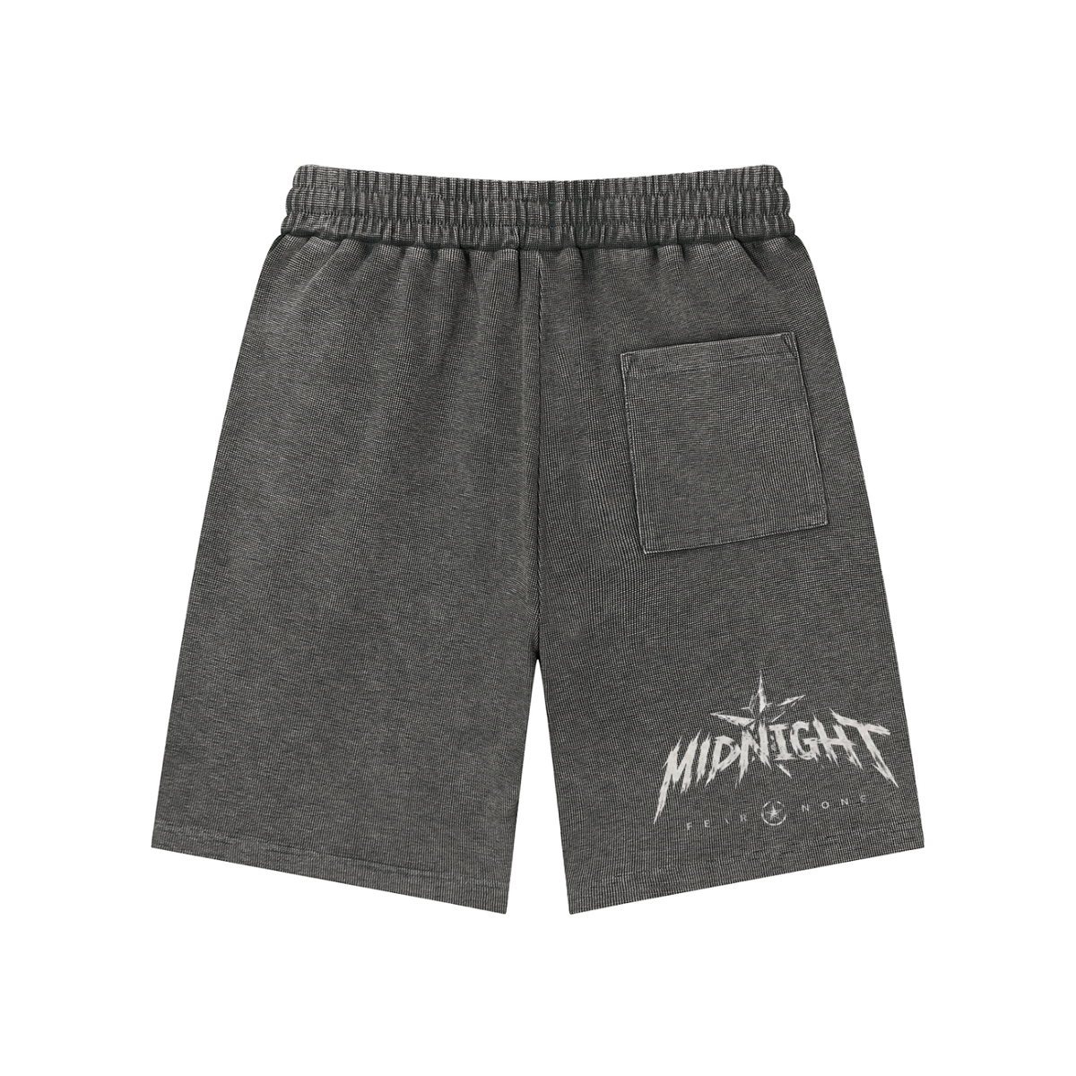 Mineral Wash Waffle Knit Shorts