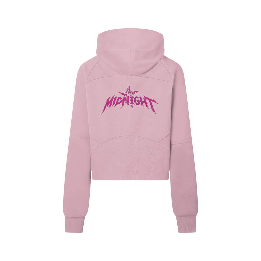 Cropped Half-Zip Hoodie