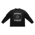 Sunfade Hand-Frayed Faux Two-Piece T-Shirt
