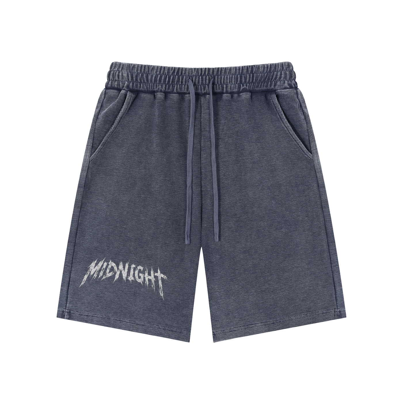 Mineral Wash Waffle Knit Shorts