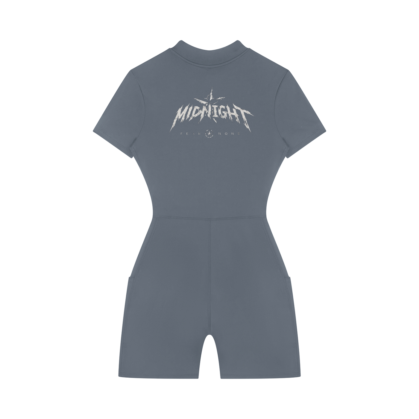 Women's Quarter-Zip Short Sleeve Romper