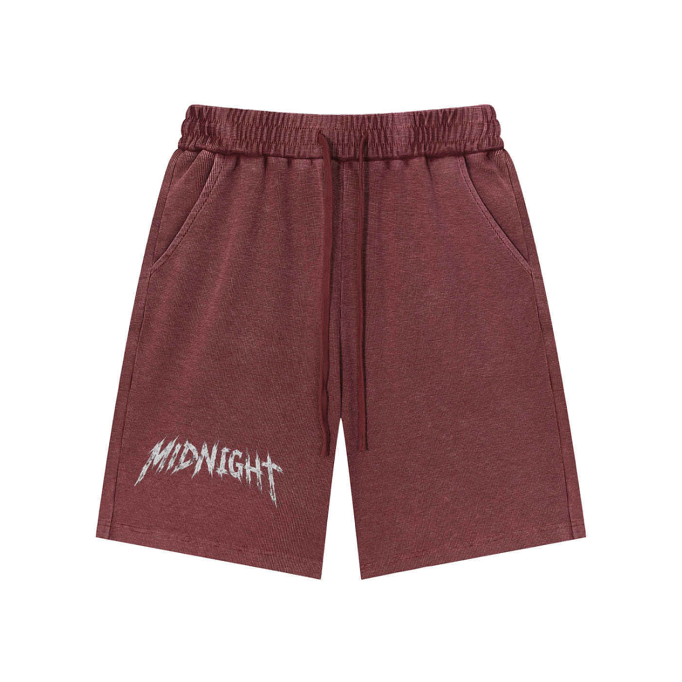 Mineral Wash Waffle Knit Shorts