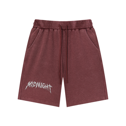 Mineral Wash Waffle Knit Shorts