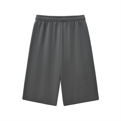 Relaxed Drawstring Three-quarter Sweatpants