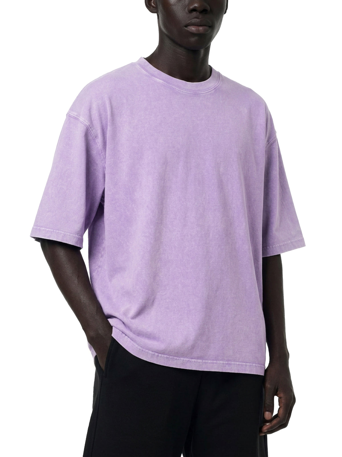 Mineral Wash Boxy Cotton T-Shirt
